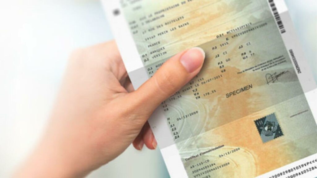 carte grise